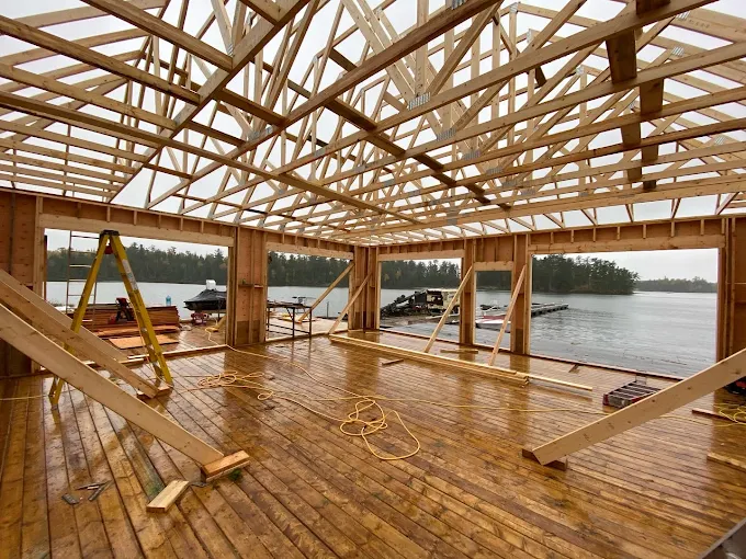 Timber-Framed Boathouse