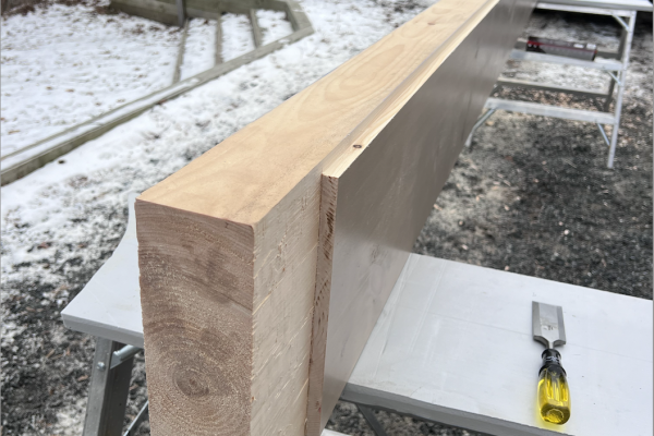 Custom woodworking detail